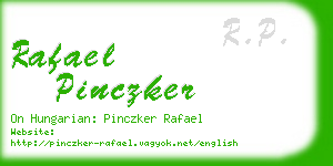 rafael pinczker business card